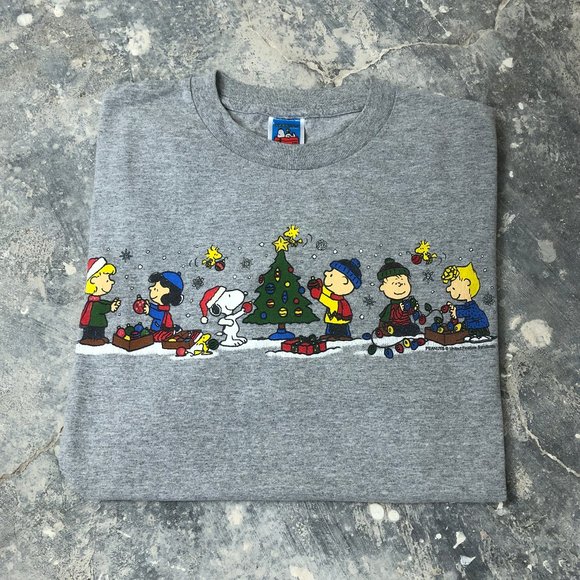 Peanuts Other - Peanuts y2K Cartoon Character Christmas Snoopy T-shirt